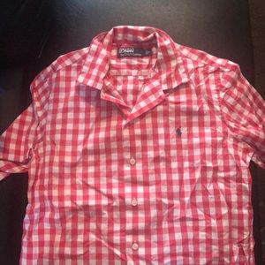 Button up polo shirt